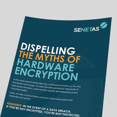 Dispelling the Myths of hardware encryption Infographic